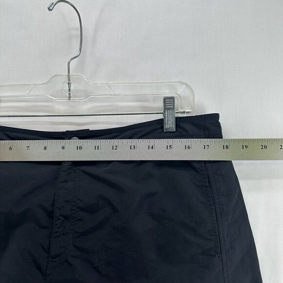 Lands' End Shorts Womens 14 Elastic Waist High Rise Activewear Lightweight Black - Picture 4 of 6